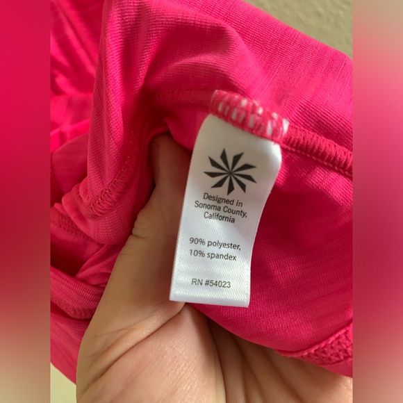 ATHLETA Neon Pink 1/4 Zip Top 🌴 - Picture 6 of 6